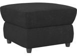 Hocker OTTO HOME "Boston", schwarz, B:68cm H:45cm T:68cm, 100% Polyester, Hocker, Hocker, mit Stauraum