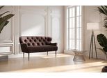 2-Sitzer OTTO HOME "Amber", braun (chocco), B:153cm H:97cm T:87cm, 100% Polyester, Sofas, 2-Sitzer, mit Knopfheftung,in verschieden Stoffarten