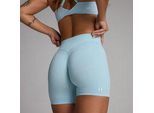 MP Damen Tempo Seamless Shorts – Himmelblau - XXL