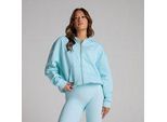 MP Damen Basics Hoodie mit Reißverschluss – Himmelblau - XXL