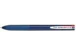 Pilot Vierfarb-Kugelschreiber Super Grip-G 4 Colors, Strichstärke 0,4 mm, dokumentenecht, nachfüllbar, Schaftfarbe blau