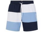 Boss Heren Colour Block zwembroek (Wit)