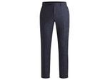 Boss H-Genius tapered chino voor heren van katoenmix (Donkerblauw)