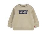 Sweatshirt LEVI'S KIDS "LVB LVB FRENCH TERRY BATWING", Jungen, Gr. 24M (92), beige (fields of rye), Sweatware, Obermaterial: 60% Baumwolle, 40% Polyester, regular fit normal, Rundhals, Rippbündchen, Sweatshirts Sweatshirt, BABY UNISEX