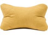 Nackenrolle GÖZZE "Darco" Gr. 1, gelb (senf), B:25cm L:40cm, Polyester, Funktionskissen, Nackenrolle