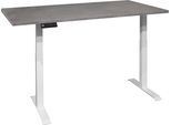 Schreibtisch MÄUSBACHER "Big System Office", weiß (weiß matt, graphit, weiß matt, graphit), B:140cm, Tische, Schreibtisch, Breite 140 cm, elektrisch höhenverstellbar