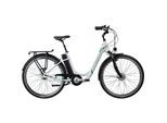 E-Bike ZÜNDAPP "Z517" Gr. 48, weiß (grün, weiß), Elektrofahrräder, 48cm, 28 Zoll (71,12cm), Pedelec, Elektrofahrrad für Damen u. Herren