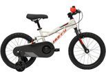 Mountainbike HUFFY "Korros 16-Zoll Jungenfahrrad" Gr. 27, weiß (grau), Fahrräder, Kinder, 25cm, 16 Zoll (40,64cm) hinten: 16 Zoll (40,64cm)