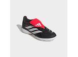 Fußballschuh ADIDAS PERFORMANCE "PREDATOR LEAGUE KIDS, ROLLRASEN, UMSCHLAGBARE ZUNGE", Mädchen, Gr. 32, core schwarz, ftwr weiß, lucid rot, Synthetik, Textil, Schuhe Fußballschuh, für Kinder & Jugendliche