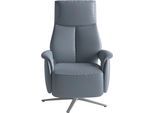 TV-Sessel SIT & MORE "TV Lazy", graublau, B:75cm H:113cm T:85cm, Sessel, mit Herz-Waage-Positon und 3 Motoren