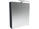 Spiegelschrank WELLTIME "Lacona", weiß, neutral, B:60cm H:68cm T:15,8cm, Holzwerkstoff, Schränke, Spiegelschrank