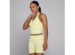 MP Damen Tempo Nahtlos Neckholder Top - Zitrone - XXL