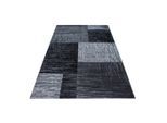 Ayyildiz , Schwarz , Textil , Uni , rechteckig , 120x170 cm , Oeko-Tex® Standard 100 , für Fußbodenheizung geeignet, schmutzabweisend, für Hausstauballergiker geeignet, lichtunempfindlich, antistatisch, pflegeleicht, strapazierfähig, leicht zusammenrollbar ,