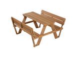 Roba Kinder-Gartenset roba Outdoor+, Teak, Holz, 107x50.5x89 cm, Gartenmöbel, Kinder-Gartenmöbel