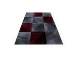 Ayyildiz , Rot , Textil , Uni , rechteckig , 200x290 cm , Oeko-Tex® Standard 100 , für Fußbodenheizung geeignet, schmutzabweisend, für Hausstauballergiker geeignet, lichtunempfindlich, antistatisch, pflegeleicht, strapazierfähig, leicht zusammenrollbar ,