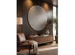Flachgewebe-Teppich Schachbrett Silber 120x120 cm Schachbrett