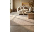 Flachgewebe-Teppich Berber-Tradition Beige 280x370 cm Uni meliert