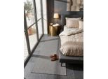 Läufer Pflegeleicht Anthrazit 80x200 cm - BORNO Kadima Design