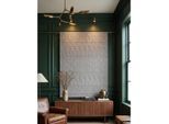 Flachgewebe-Teppich Ethno Silber 120x170 cm Ethno-Streifen