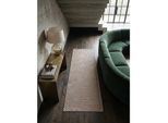 Läufer Kurzflor Beige 80x150 cm - ERESMA Kadima Design