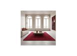 Kurzflorteppich Waschbar ISAR, einfarbig, aus Polyester, Rot, 160 x 220 cm