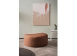 Hocker "ISALIE Samtoptik, passend zur Serie ISALIE", braun (rostfarben), B:94cm H:45cm T:63cm, LEGER HOME BY LENA GERCKE, Hocker, Hocker, gepolstert, kombinierbar mit XXL-Sessel ISALIE