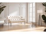 2,5-Sitzer OTTO HOME "Amber", beige (creme), B:173cm H:97cm T:87cm, 90% Polyester, 10% Polyamid, Sofas, 2 5-Sitzer, mit Knopfheftung,in verschieden Stoffarten