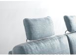 Sofa-Kopfstütze OTTO HOME "Summer", blau (blau, grau), B:50cm H:25cm T:12cm, Holzwerkstoff, Kopfstützen, Sofa-Kopfstütze
