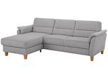 Ecksofa HOME AFFAIRE "Palmera L-Form, B: 244 cm - OTTO. Verlässliche Qualität.", silber, B:244cm H:89cm T:163cm, 100% Polyester;Struktur (100% Polyester);Luxus-Microfaser in Lederoptik (100% Polyester), Sofas, Ecksofa, optional Schlaffunktion & Bettkasten, Federkern