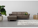 Ecksofa SIT & MORE "Maggiore L-Form", braun, B:258cm T:173cm, 100% Polyester, Sofas, Ecksofa, wahlweise mit Kopfteilverstellung, Schlaffunktion und Bettkasten