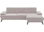 Ecksofa SIT & MORE "Morris L-Form, inkl. Sitztiefenverstellung", grau (elefant), B:275cm H:82cm T:171cm, 100% Polyester, Sofas, Ecksofa, wahlweise mit Armteilverstellung, Schlaffunktion & Bettkasten