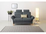 2-Sitzer OTTO HOME "Westerland", blau (blau, grau), B:166cm H:90cm T:89cm, 100% Polyester, Sofas, 2-Sitzer, Federkern-Polsterung. wahlweise mit Armlehnfunktion