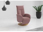 TV-Sessel OTTO HOME "Glendale", rosa (aubergine), B:75cm H:112cm T:82cm, 100% Polyester, Sessel, TV-Sessel, wahlweise mit Aufstehhilfe, 2 Motoren und Akku