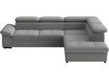 Ecksofa SIT & MORE "Viola, L-Form, B. 249 cm", anthrazit, B:249cm H:73cm T:226cm, 100% Polyester, Sofas, Ecksofa, optional Schlaffunktion