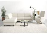 Ecksofa SIT & MORE "Grenoble L-Form mit Federkern", beige (linen), B:247cm H:85cm T:222cm, Sofas, Ecksofa, wahlweise mit Schlaffunktion, Bettkasten, Arm- und Kopfteilverstellung