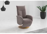 TV-Sessel OTTO HOME "Glendale", grau (taupe), B:75cm H:112cm T:82cm, 90% Polyester, 10% Polyamid, Sessel, TV-Sessel, wahlweise mit Aufstehhilfe, 2 Motoren und Akku