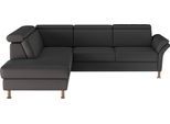 Ecksofa OTTO HOME "Calypso L-Form", grau (anthrazit), B:259cm H:85cm T:227cm, 100% Polyester, Sofas, Ecksofa, mit Relaxfunktion motorisch im Sofa 2,5- Sitzer