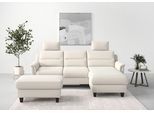 Ecksofa SIT & MORE "Farö L-Form", beige (creme), B:234cm H:90cm T:168cm, Sofas, Ecksofa, inklusive Federkern, wahlweise mit Schlaffunktion und Bettkasten