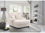 XXL-Sessel OTTO HOME "Oase, B: 120 cm, Sitzhöhe: 50 cm - OTTO. Verlässliche Qualität.", beige (creme), B:120cm H:101cm T:142cm, 100% Polyester, Sessel, XXL-Sessel, Loungesessel mit 2 Zierkissen & Massivholzfüße