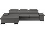 Ecksofa SIT & MORE "Alcudia L-Form", braun (mocca), B:286cm H:73cm T:174cm, Sofas, Ecksofa, wahlweise mit Schlaffunktion