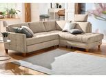 Ecksofa HOME AFFAIRE "Earl L-Form", beige, B:233cm H:80cm T:196cm, Luxus-Microfaser in Lederoptik (100% Polyester);Struktur fein (100% Polyester);Luxus-Microfaser ALTARA NUBUCK (100% Polyester), Sofas, Ecksofa, wahlweise auch mit Schlaffunktion oder Schlaffunktion mit Bettkasten