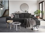 Ecksofa SIT & MORE "Latigo L-Form", grau (dunkelgrau), B:270cm T:163cm, Sofas, Ecksofa, mit Recamiere, wahlweise mit Schlaffunktion und Bettkasten