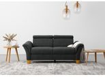 2,5-Sitzer OTTO HOME "Lindgren", grau (anthrazit), B:185cm H:84cm T:93cm, 100% Polyester, Sofas, 2 5-Sitzer, wahlweise mit TV-Funktion, links oder beidseitig, Kopfteilverstellung
