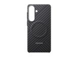 SAMSUNG Handyhülle "Carbon Magnet Case für Samsung Galaxy S26+", schwarz (dunkelgrau), Smartphones, Hüllen, Backcover, Schutzhülle, Handyschutzhülle, Case, Schutzcase, stoßfest, Handyhülle