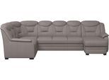 Wohnlandschaft COTTA "Marcus U-Form", beige (sand), B:330cm H:99cm T:211cm, 64% Polyurethan, 25% Polyester, 11% Baumwolle, Sofas, Wohnlandschaft, wahlweise mit Schlaffunktion & Stauraum