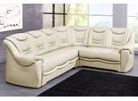 Ecksofa SIT & MORE "Bansin L-Form", weiß (altweiß), B:265cm H:94cm T:215cm, Luxus-Microfaser ALTARA NUBUCK (100% Polyester);SOFTLUX-Kunstleder;NaturLEDER (echtes Rindsleder)/Korpus SOFTLUX-Kunstleder, Sofas, Ecksofa, wahlweise mit Schlaffunktion