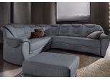Ecksofa SIT & MORE "Benson L-Form", grau (dunkelgrau), B:265cm H:94cm T:215cm, NaturLeder;Luxus-Microfaser;Luxus-Kunstleder;Primabelle-Microfaser, Sofas, Ecksofa, wahlweise mit Schlaffunktion