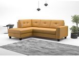 Ecksofa OTTO HOME "Varese", curry, B:226cm H:91cm T:170cm, Sofas, Ecksofa, wahlweise mit Schlaffunktion und Bettkasten