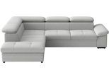 Ecksofa SIT & MORE "Viola, L-Form, B. 249 cm", silber, B:249cm H:73cm T:226cm, 100% Polyester, Sofas, Ecksofa, optional Schlaffunktion