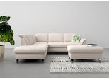 Ecksofa SIT & MORE "Maggiore L-Form", grau (elefant), B:261cm T:224cm, 95% Polyester, 5% Polyamid, Sofas, Ecksofa, wahlweise mit Kopfteilverstellung, Schlaffunktion und Stauraum